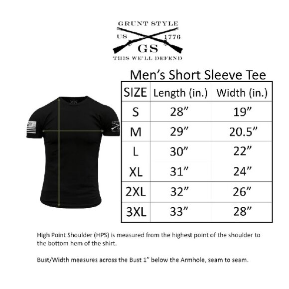 NEW - Grunt Style Liberty Over Tyranny T-Shirt, Black - Size 2XL - Picture 3 of 8